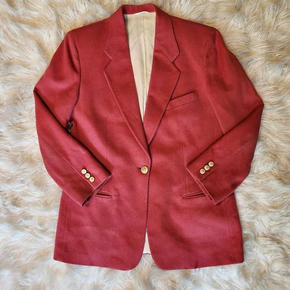 Pink Single-Button Blazer Jacket - Picture 3 of 12